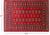 Red 4' 7" X 6' 6" Silky Bokhara Handmade Wool Rug - Q24601