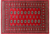 Red 4' 7" X 6' 6" Silky Bokhara Handmade Wool Rug - Q24601