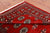 Red 4' 7" X 6' 6" Silky Bokhara Handmade Wool Rug - Q24601