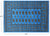 Blue 4' 7" X 6' 4" Silky Bokhara Handmade Wool Rug - Q24602