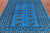 Blue 4' 7" X 6' 4" Silky Bokhara Handmade Wool Rug - Q24602