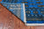 Blue 4' 7" X 6' 4" Silky Bokhara Handmade Wool Rug - Q24602