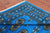 Blue 4' 7" X 6' 4" Silky Bokhara Handmade Wool Rug - Q24602