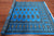 Blue 4' 7" X 6' 4" Silky Bokhara Handmade Wool Rug - Q24602