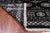 Black 4' 7" X 6' 8" Silky Bokhara Handmade Wool Rug - Q24603