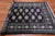 Black 4' 7" X 6' 8" Silky Bokhara Handmade Wool Rug - Q24603