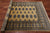 Gold 4' 7" X 7' 1" Silky Bokhara Hand-Knotted Wool Rug - Q24605