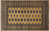 Gold 4' 7" X 7' 1" Silky Bokhara Hand-Knotted Wool Rug - Q24605