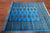 Blue 4' 6" X 7' 0" Silky Bokhara Handmade Wool Rug - Q24606