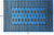 Blue 4' 6" X 7' 0" Silky Bokhara Handmade Wool Rug - Q24606