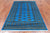 Blue 4' 6" X 7' 0" Silky Bokhara Handmade Wool Rug - Q24606