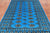 Blue 4' 6" X 7' 0" Silky Bokhara Handmade Wool Rug - Q24606