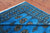 Blue 4' 6" X 7' 0" Silky Bokhara Handmade Wool Rug - Q24606