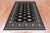 Black 4' 7" X 6' 11" Silky Bokhara Hand-Knotted Wool Rug - Q24607