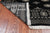 Black 4' 7" X 6' 11" Silky Bokhara Hand-Knotted Wool Rug - Q24607