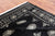 Black 4' 7" X 6' 11" Silky Bokhara Hand-Knotted Wool Rug - Q24607