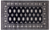 Black 4' 7" X 7' 7" Silky Bokhara Handmade Wool Rug - Q24609