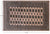 Ivory 4' 7" X 6' 10" Silky Bokhara Hand Knotted Wool Rug - Q24610