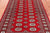 Red 4' 6" X 6' 10" Silky Bokhara Handmade Wool Rug - Q24613