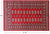 Red 4' 6" X 6' 10" Silky Bokhara Handmade Wool Rug - Q24613