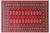 Red 4' 6" X 6' 10" Silky Bokhara Handmade Wool Rug - Q24613