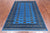 Blue 5' 5" X 7' 10" Silky Bokhara Handmade Wool Rug - Q24621