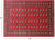 Red 5' 7" X 7' 10" Silky Bokhara Hand-Knotted Wool Rug - Q24624
