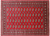 Red 5' 7" X 7' 10" Silky Bokhara Hand-Knotted Wool Rug - Q24624