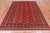 Red 5' 7" X 7' 10" Silky Bokhara Hand-Knotted Wool Rug - Q24624