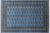 Blue 5' 7" X 8' 0" Silky Bokhara Handmade Wool Rug - Q24625