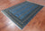 Blue 5' 7" X 8' 0" Silky Bokhara Handmade Wool Rug - Q24625