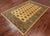 Gold 5' 8" X 8' 0" Silky Bokhara Hand-Knotted Wool Rug - Q24628
