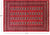 Red 5' 7" X 7' 11" Silky Bokhara Hand-Knotted Wool Rug - Q24630