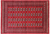 Red 5' 7" X 7' 11" Silky Bokhara Hand-Knotted Wool Rug - Q24630
