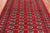 Red 5' 7" X 7' 11" Silky Bokhara Hand-Knotted Wool Rug - Q24630