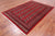 Red 5' 7" X 7' 11" Silky Bokhara Hand-Knotted Wool Rug - Q24630