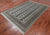 Grey 5' 5" X 8' 0" Silky Bokhara Hand-Knotted Wool Rug - Q24632