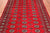 Red 5' 7" X 7' 6" Silky Bokhara Hand Knotted Wool Rug - Q24636