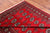 Red 5' 7" X 7' 6" Silky Bokhara Hand Knotted Wool Rug - Q24636