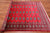 Red 5' 7" X 7' 6" Silky Bokhara Hand Knotted Wool Rug - Q24636