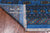 Blue 5' 7" X 8' 5" Silky Bokhara Handmade Wool Rug - Q24637