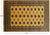 Gold 5' 5" X 7' 9" Silky Bokhara Hand Knotted Wool Rug - Q24638