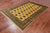 Gold 5' 5" X 7' 9" Silky Bokhara Hand Knotted Wool Rug - Q24638