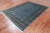 Blue 5' 7" X 7' 11" Silky Bokhara Hand-Knotted Wool Rug - Q24640