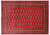 Red 5' 8" X 8' 0" Silky Bokhara Hand Knotted Wool Rug - Q24641