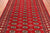 Red 5' 8" X 8' 0" Silky Bokhara Hand Knotted Wool Rug - Q24641