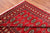 Red 5' 8" X 8' 0" Silky Bokhara Hand Knotted Wool Rug - Q24641