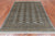 Grey 5' 6" X 7' 4" Silky Bokhara Hand Knotted Wool Rug - Q24642
