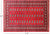 Red 5' 5" X 7' 10" Silky Bokhara Handmade Wool Rug - Q24643