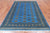 Blue 5' 6" X 7' 11" Silky Bokhara Handmade Wool Rug - Q24644